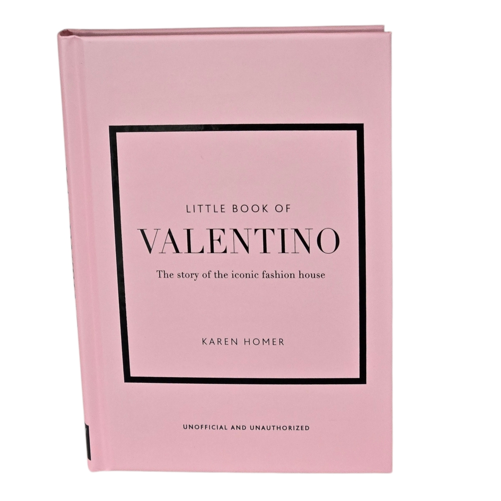 Little Book Of Valentino - Pink Hardcover Book - Fashion Decor